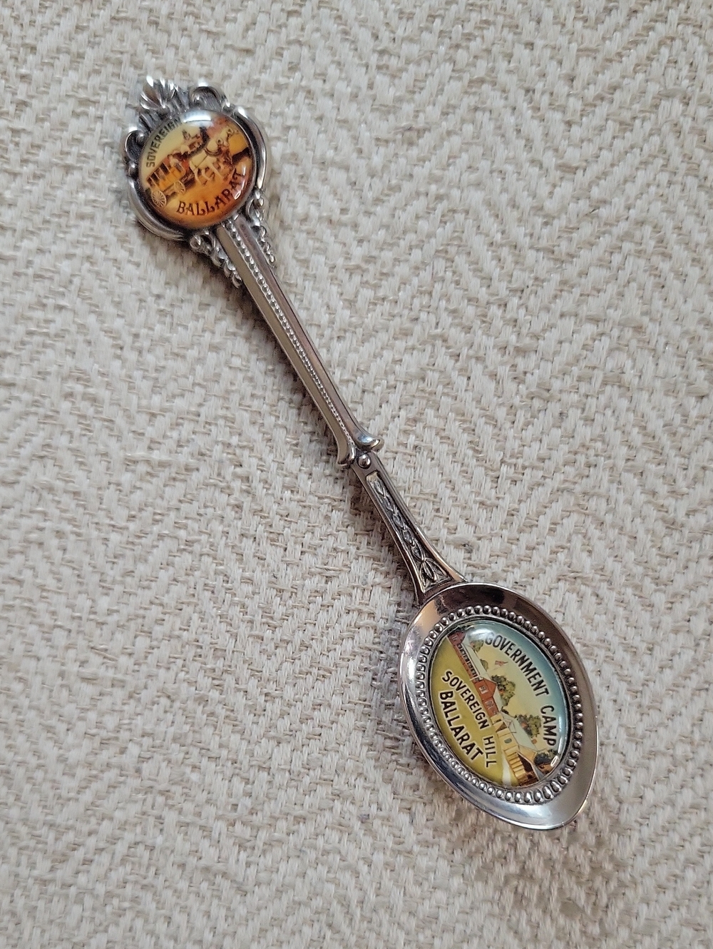 Vintage Sovereign Hill Ballarat Australia Souvenir Collector Spoon
